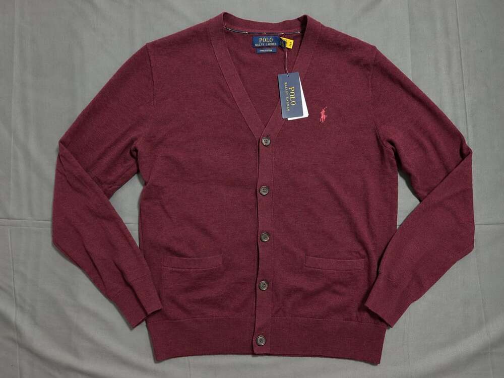 Polo Ralph Lauren Washable Merino Wool Slim Fit Cardigan